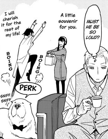 loid starting to crack because yuri is so loud