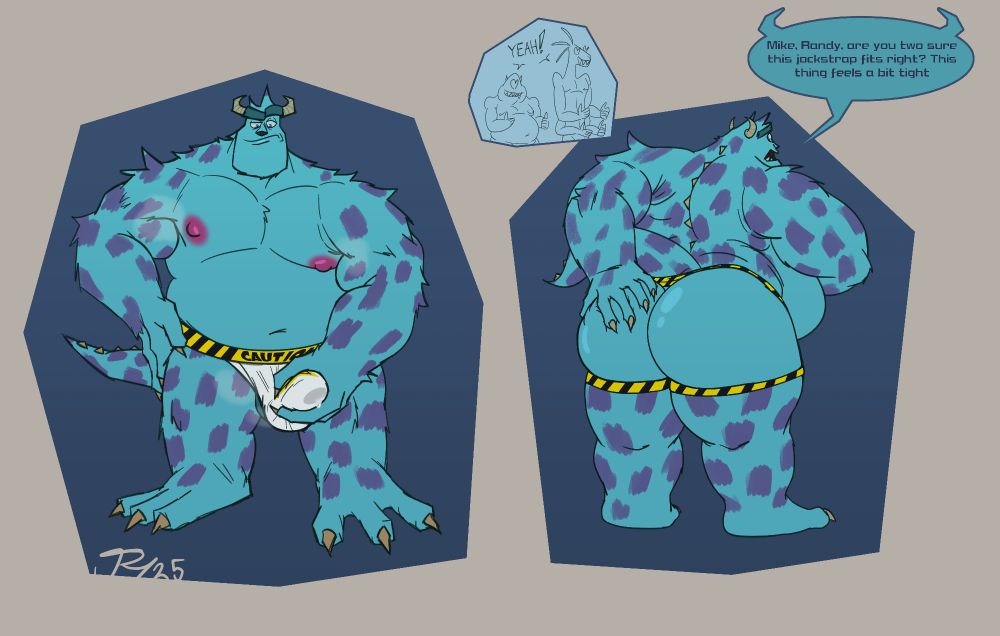 Sulley in a jockstrap
