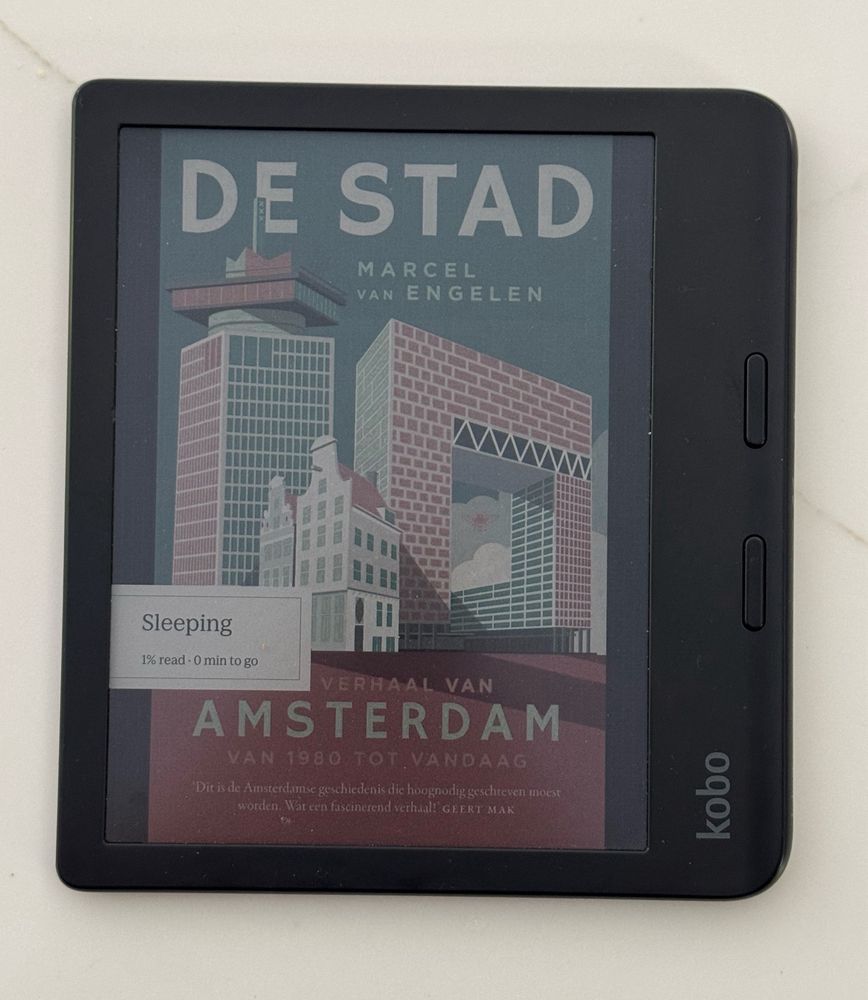 Boekcover van het boek: de stad, door Marcel van Engelen