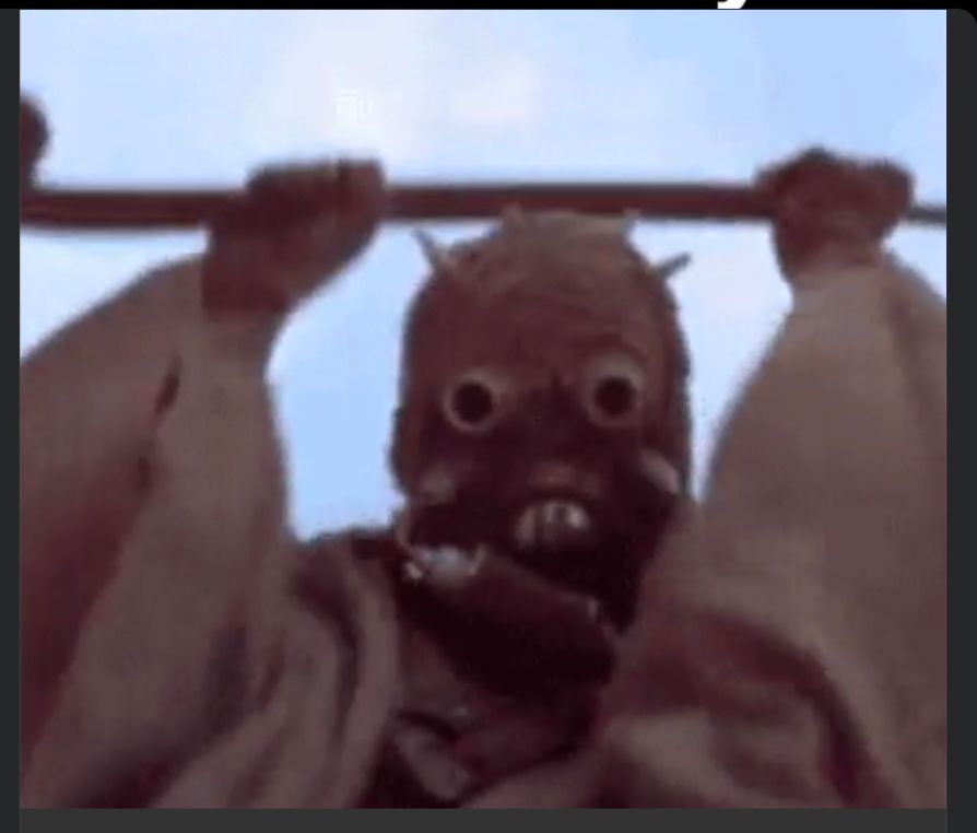 Sand person coked the fuck up. 