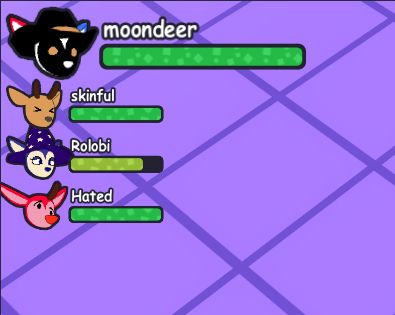 Me (moondeer) and my Beautiful Friends: skinful, Rolobi, Hated