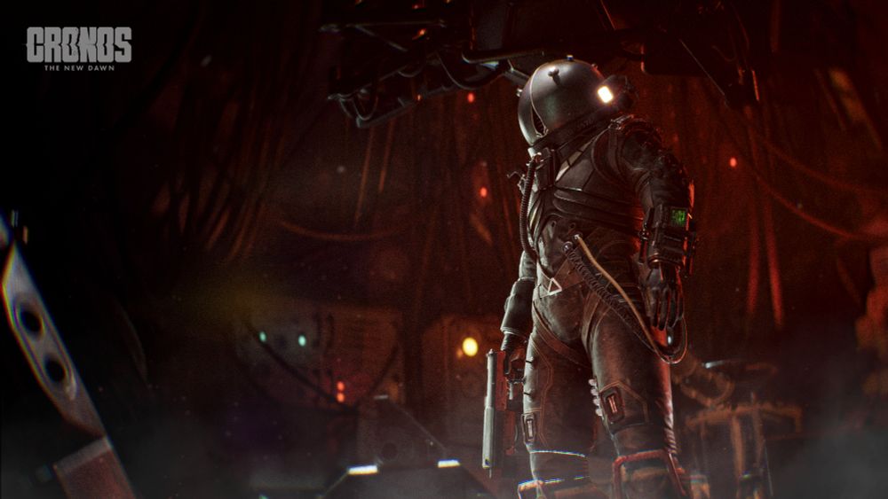 a screenshot of the main character from Bloober Team's Cronos: The New Dawn