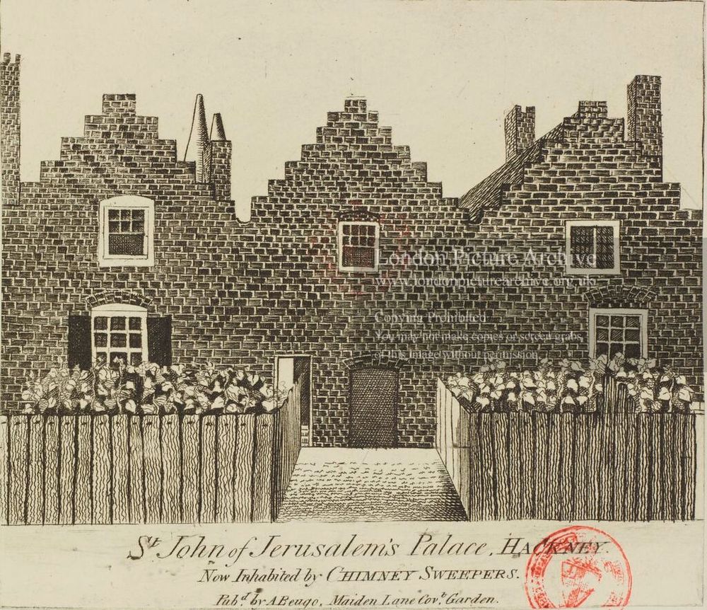 Well Street, Homerton Hackney The house reputedly belonged to the priors of the Knights Hospitallers and the Knights of St John.1820 The London Archives