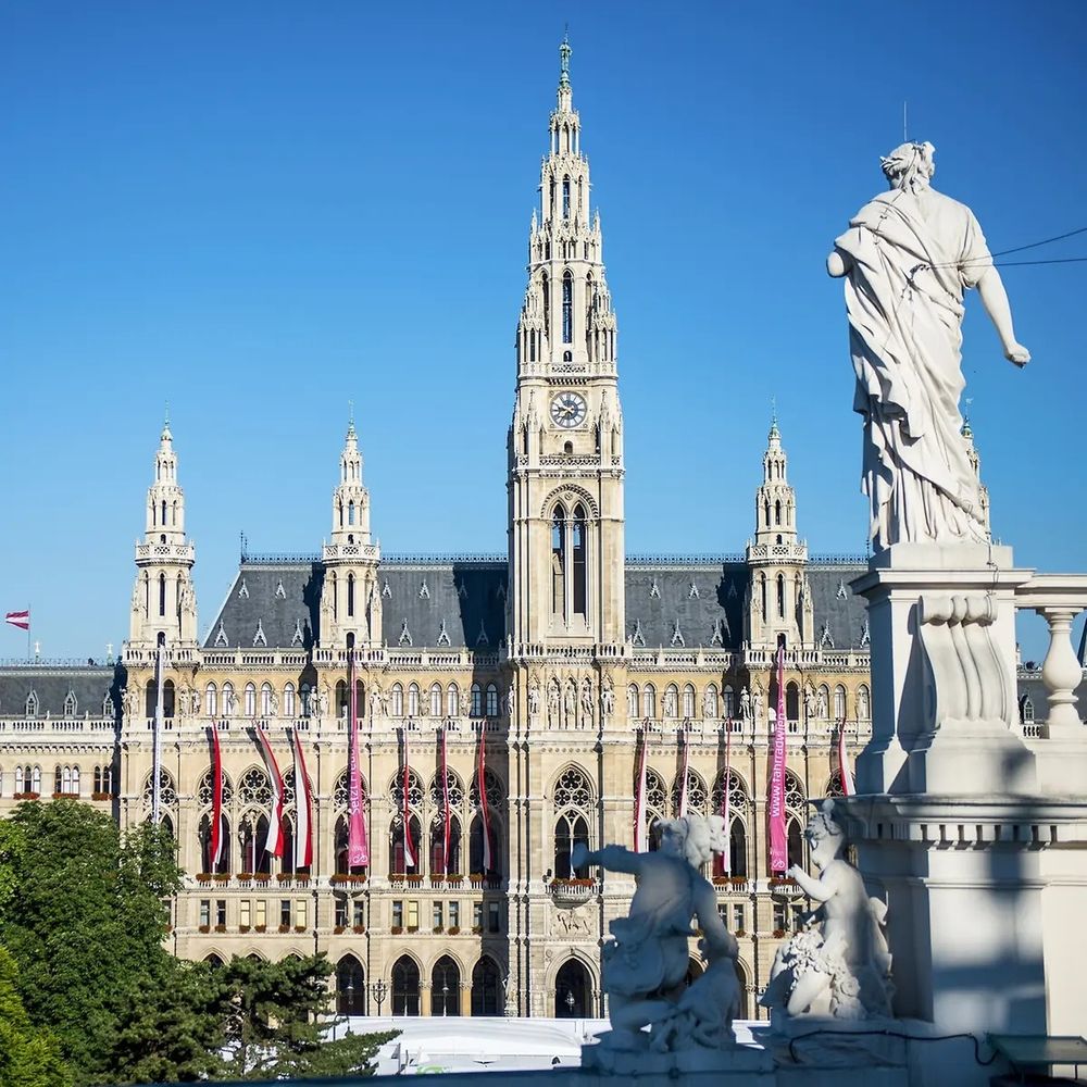 Das Wiener Rathaus.