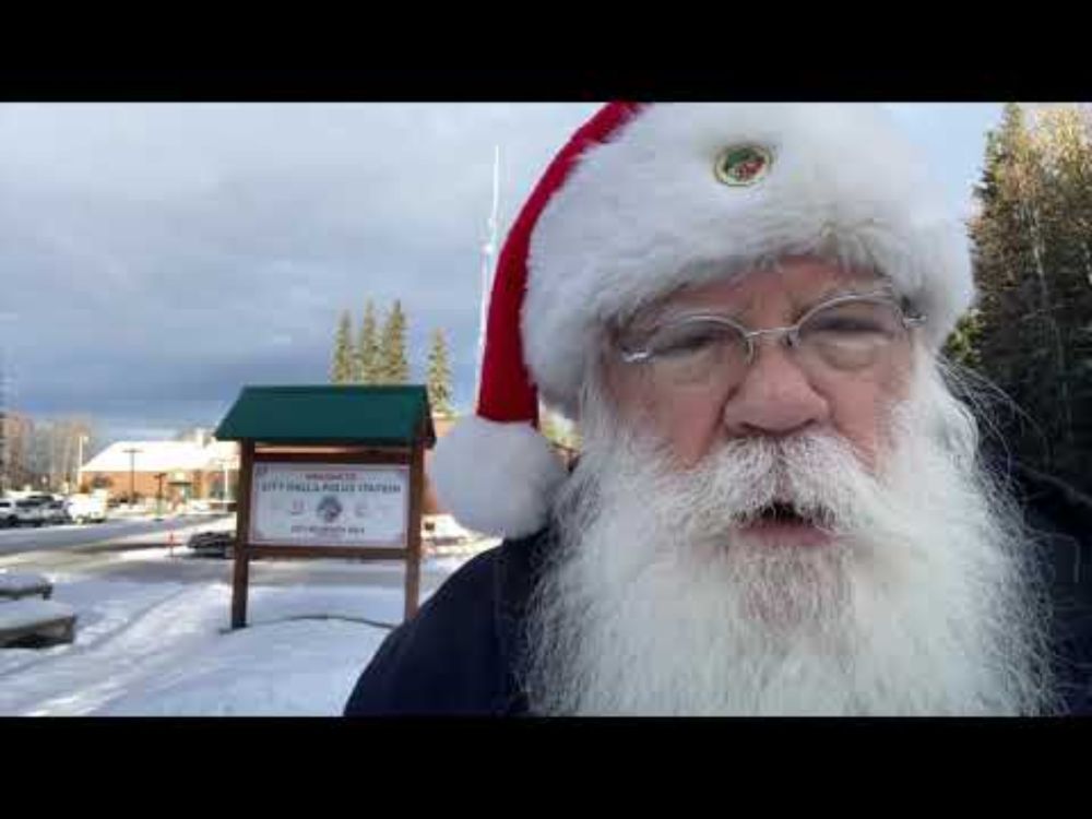 Santa Claus honors North Pole