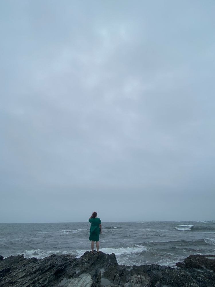 me, staring into the seaside abyss and loving it