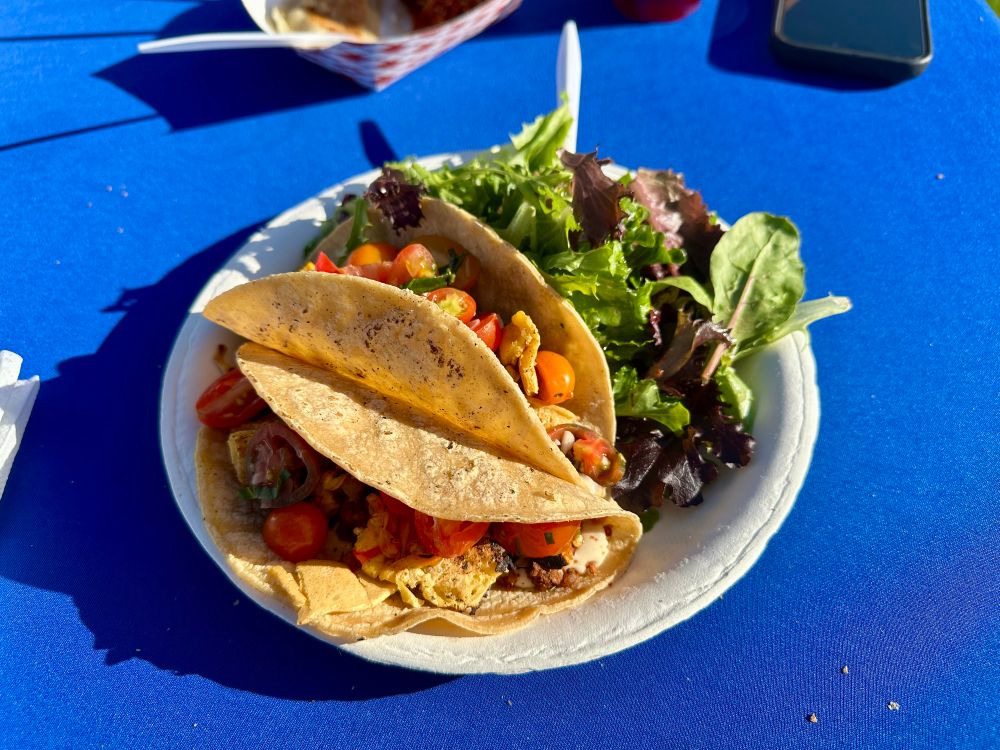 Vegan breakfast tacos 