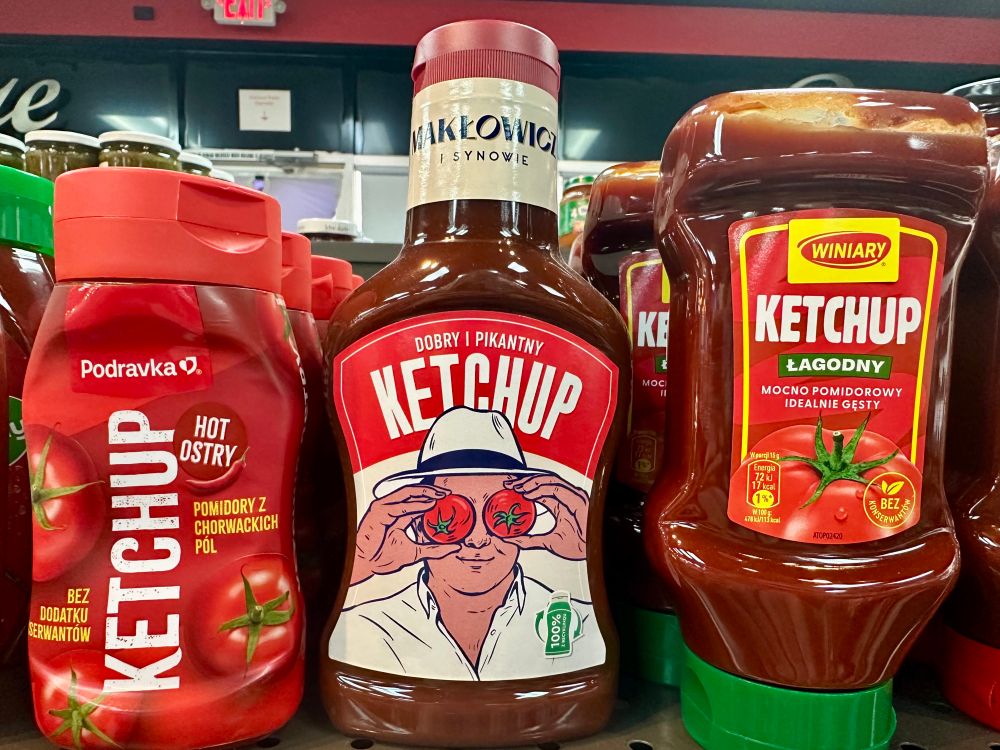 Polish ketchup bottle 