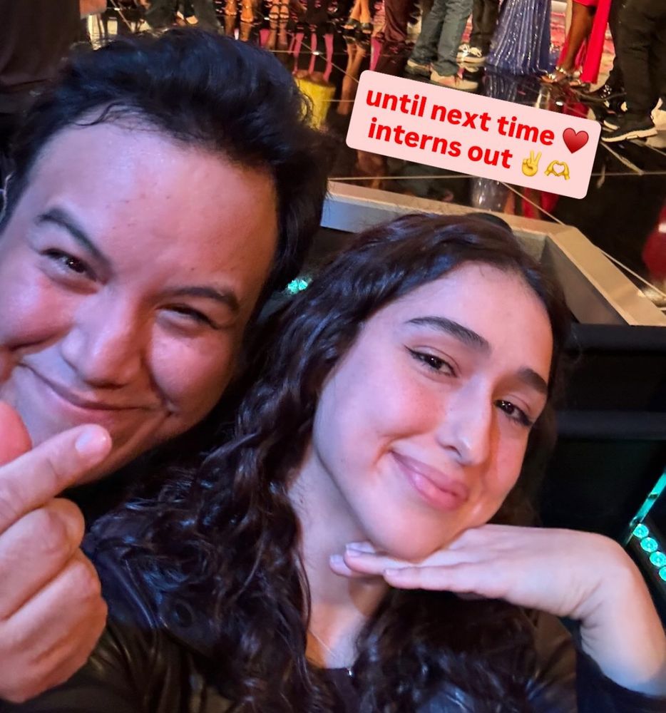 Big Brother social media team face reveal on Instagram.  “until next time ♥️ interns out ✌️🫶”