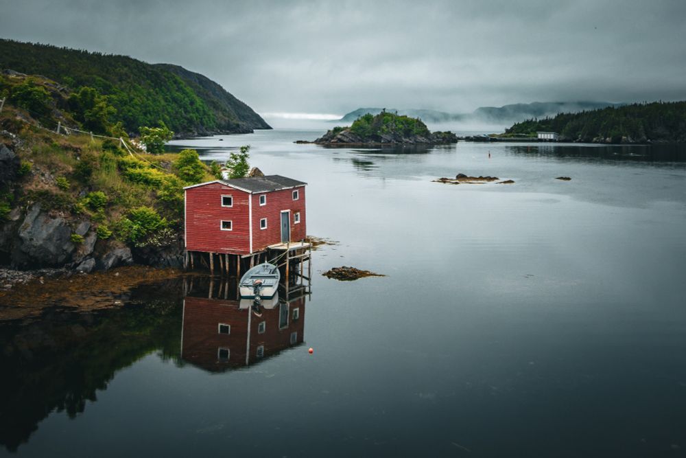 A fishing stage in Southport Newfoundland, Canada