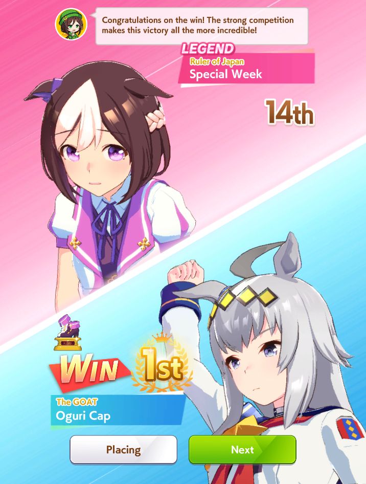 special week being taken to the glue factory after daring to take on the GOAT, ogurin