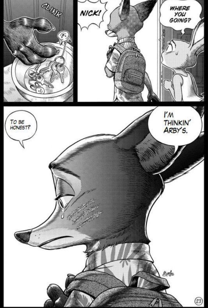 Zootopia abortion comic Arby's edit