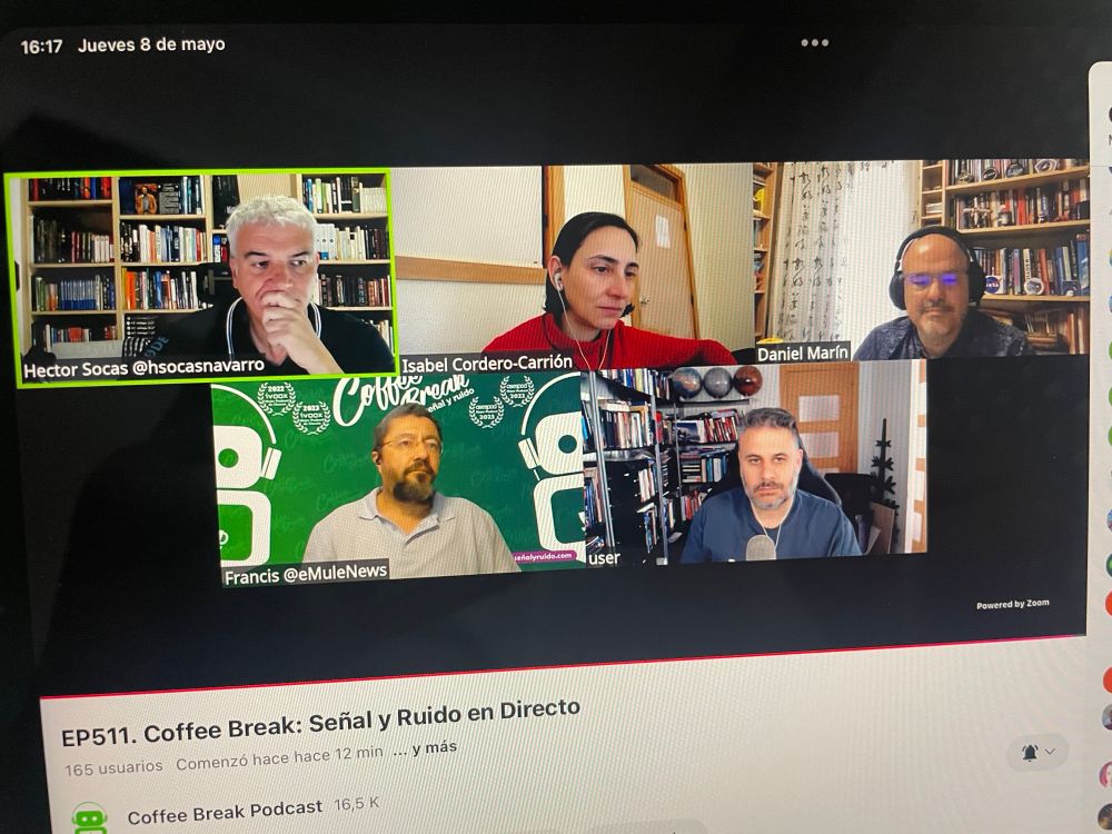 Pantallazo de programa en YouTube 