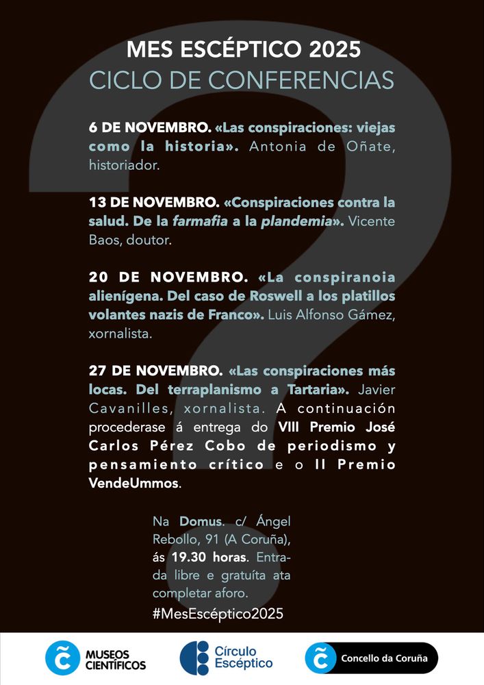 Cartel do Mes escéptico. 