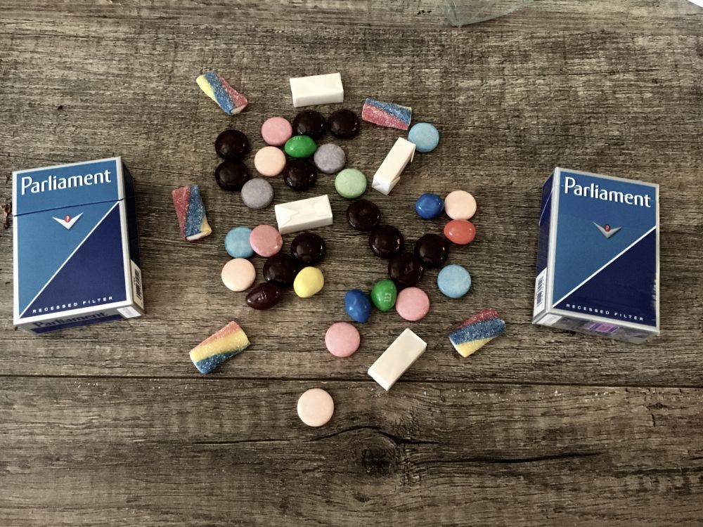 picture of lollies and cigs