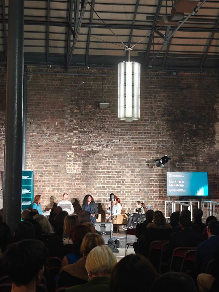 Panel moderated by Kitty Holland, Social Affairs Correspondent, Irish Times, featuring Michelle (Shelly) Gaynor, Member, IHREC Disability Advisory Committee and Peer Mentor, Independent Living Movement Ireland Paula Kearney, Activist, Service Users Rights in Action and BRIO Co-ordinator, SAOL Project Dr Jennifer Okeke, Anti-Trafficking Co-ordinator, Immigrant Council of Ireland and Chair of the National Women’s Council of Ireland David Joyce, Equality and International Officer, Irish Congress of Trade Unions and member of IHREC’s Worker and Employer Advisory Committee