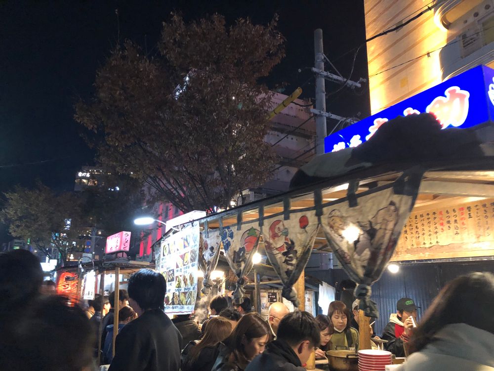 天神の屋台の様子