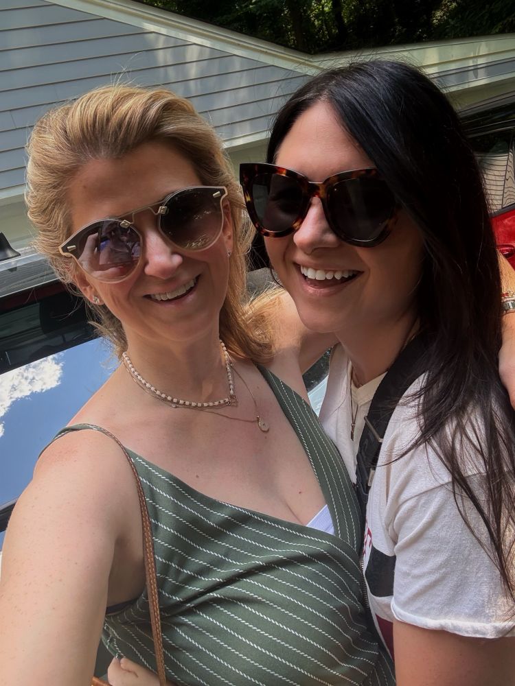 Tem and Jamie smiling 