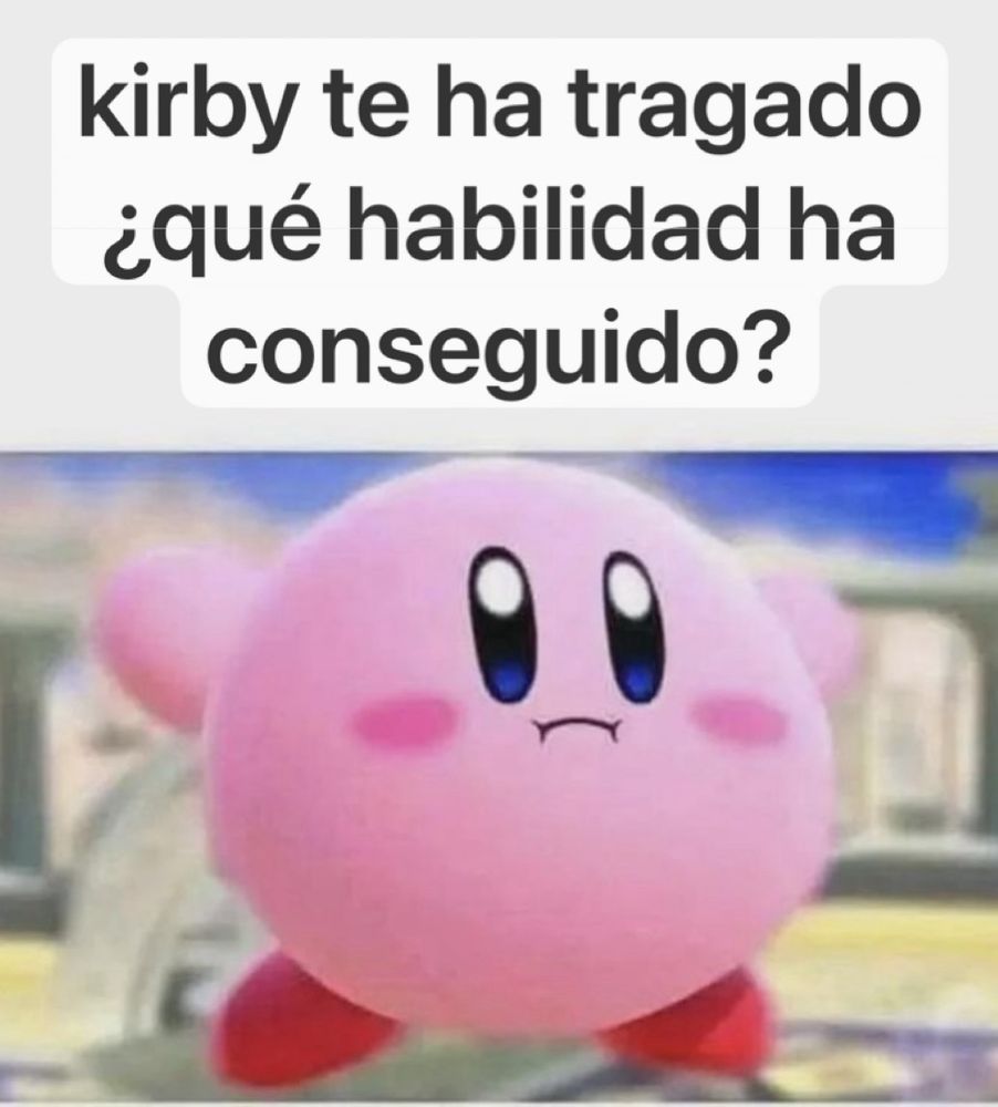 Kirby te ha tragado. ¿Qué habilidad ha conseguido?