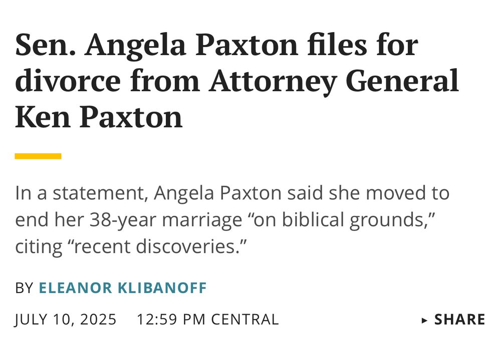 Ken Paxton, still a douche
