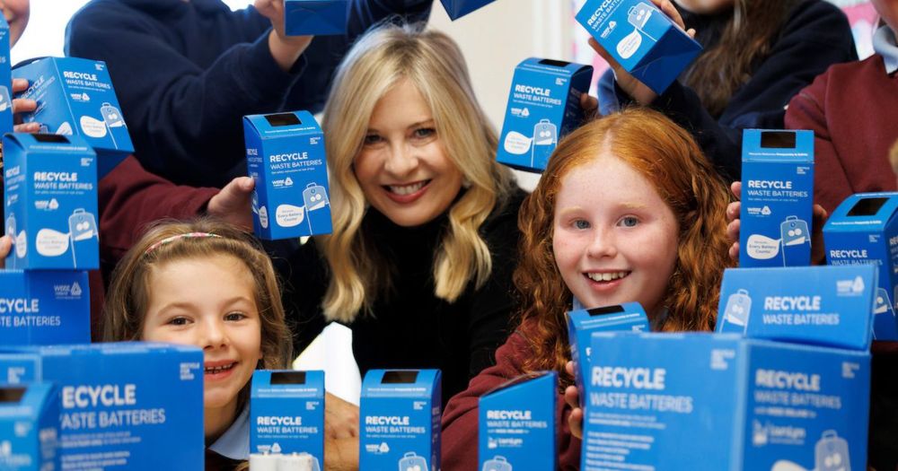 Irish school pupils save 1.5 million batteries from landfill and help hospice