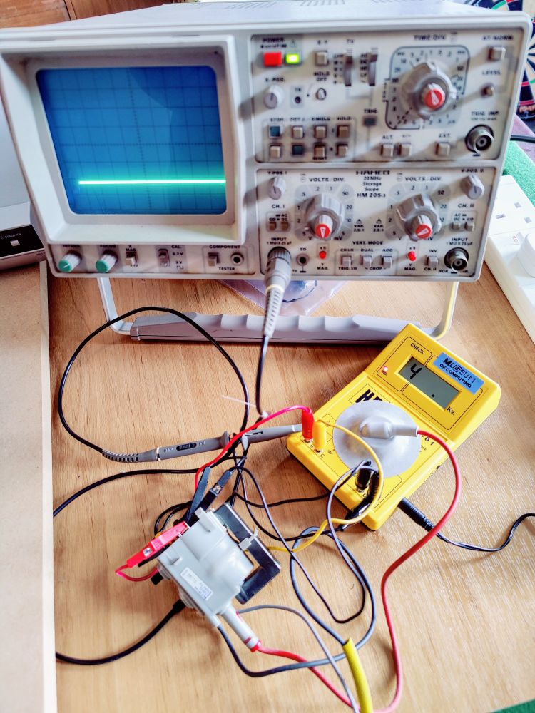 Old monitor line output transformer showing as faulty on test equipment.