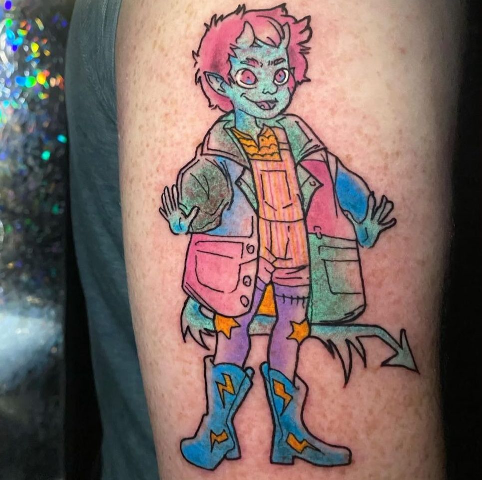 My tattoo of Hey Kid from Yazeba’s