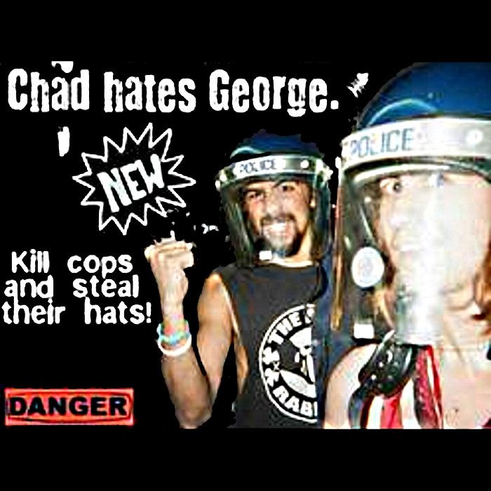Album art for 'Kill Cops and Steal Their Hats' by Chad Hates George.