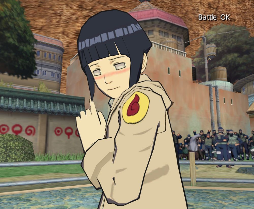 Hinata Hyuga in Naruto: Gekitou Ninja Taisen! 2 / Naruto: Clash of Ninja 2 (GameCube)