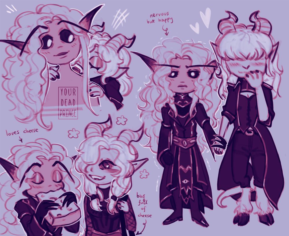 An example of chibi page with two characters.