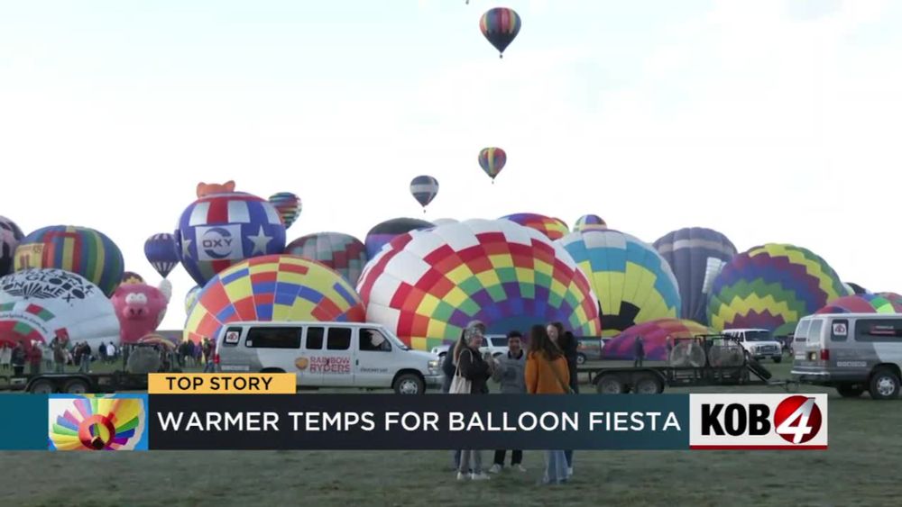 Warmer temps expected for 2024 Balloon Fiesta