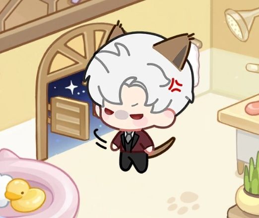 Picture of Sylus from Love and Deeper as a cat
He is angry 
The picture is used to attach attention to the post 