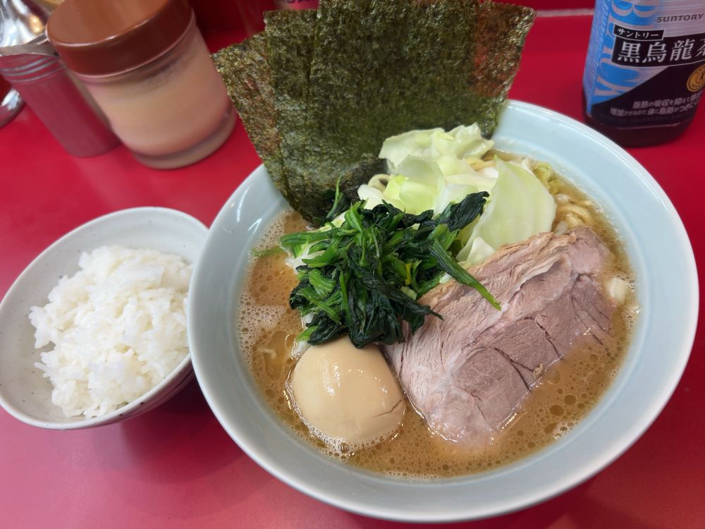 大井町の武蔵家。ライス無料助かる🙏