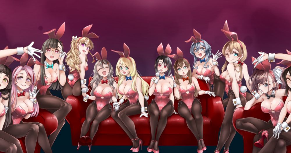 #艦隊これくしょん 巡洋艦バニールームへようこそ🐰🐰🐰！ - ウヅキコスケのイラスト - pixiv