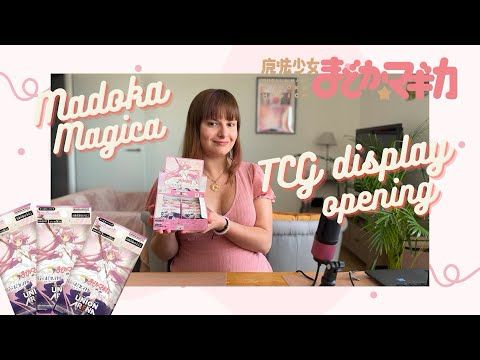 Opening a full Puella Magi Madoka Magica display for Autism Awareness Month 🩷✨🃏