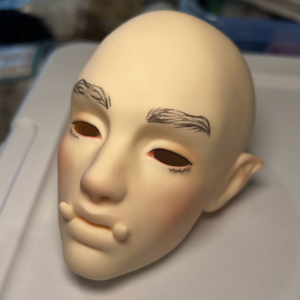 The same head again, from yet another angle.