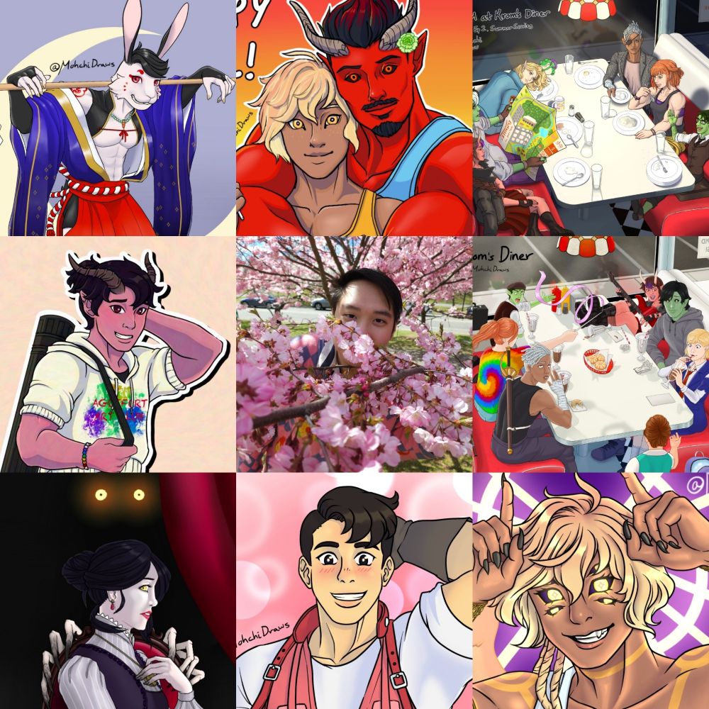 #art #artvsartist
Art includes furry art, art of D&D characters, art of Baldur's Gate characters, fan art of Dimension 20 Fantasy High, and fan art of Fields of Mistria