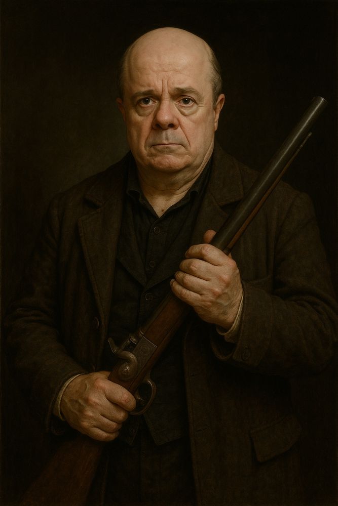 A ChatGPT rendering of Nathan Lane as The Judge. 
