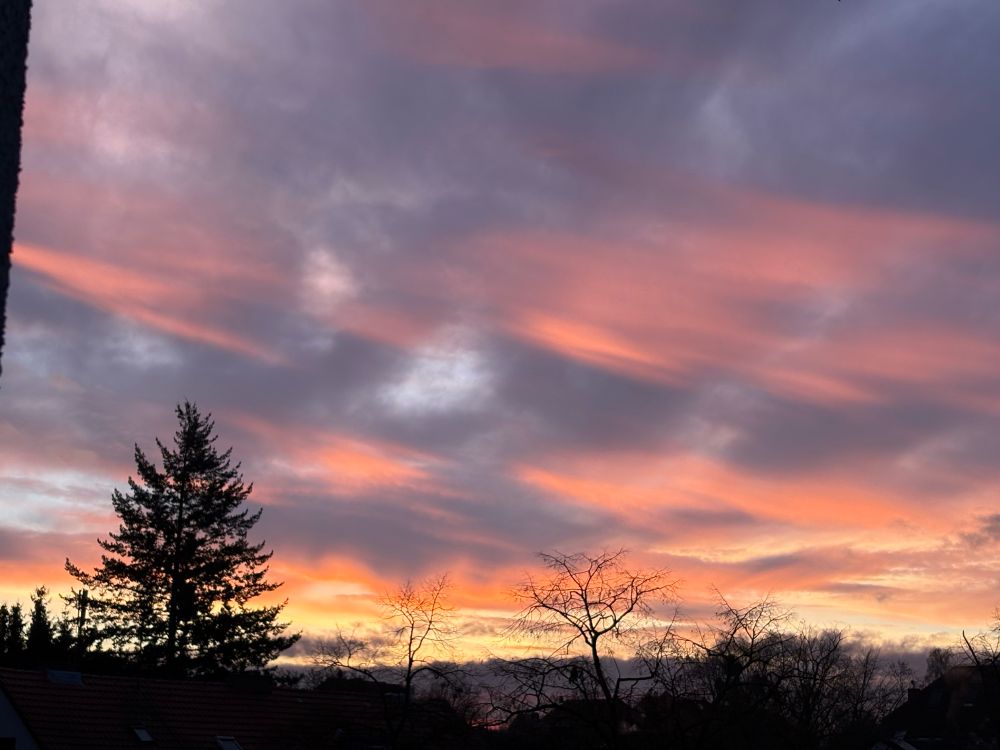 Himmel in dramatischen Farben 