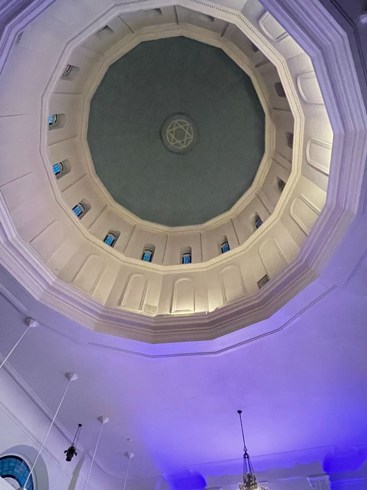 Dome with a Star of David at the top