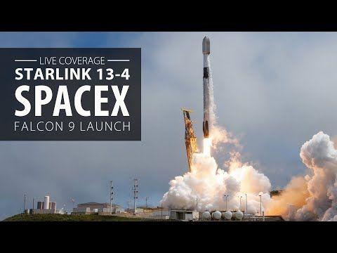 SpaceX Falcon 9 rocket launches from California with 19 Starlink satellites