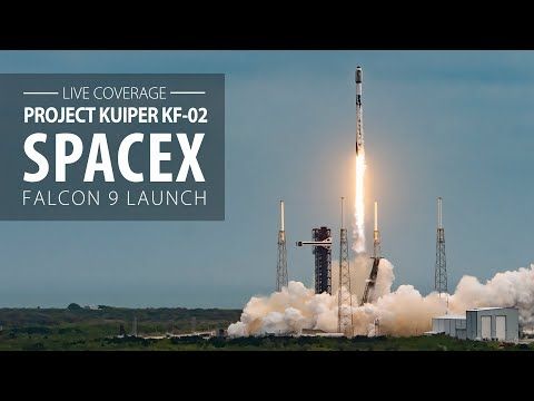 SpaceX Falcon 9 rocket launches satellites for Amazon's Project Kuiper internet service