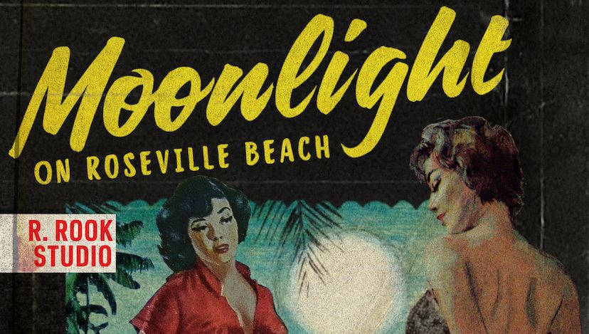Moonlight on Roseville Beach from R. Rook Studio