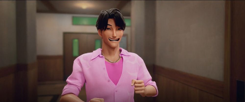 KPop Demon Hunters screenshot

Jinu giggling as he runs 