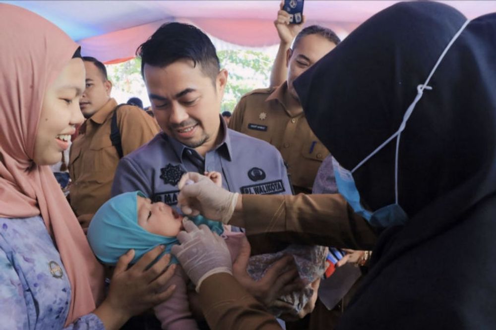 Dinkes Pekanbaru catat target imunisasi polio mencapai 58,4 persen