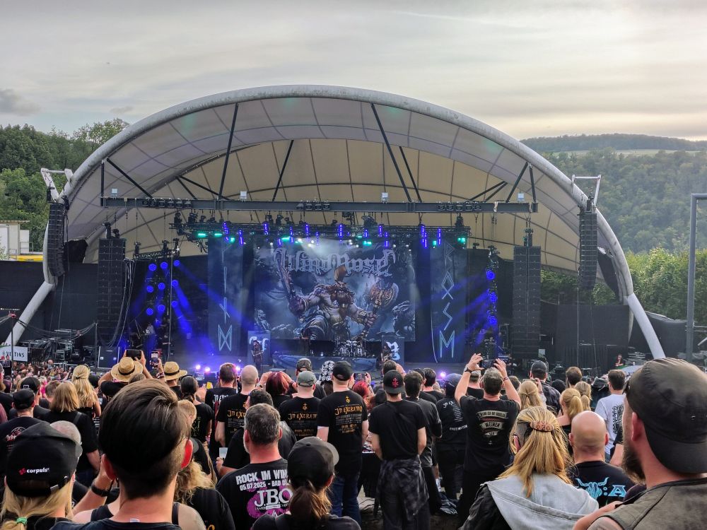 Gleiche Bühne mit Wind Rose 