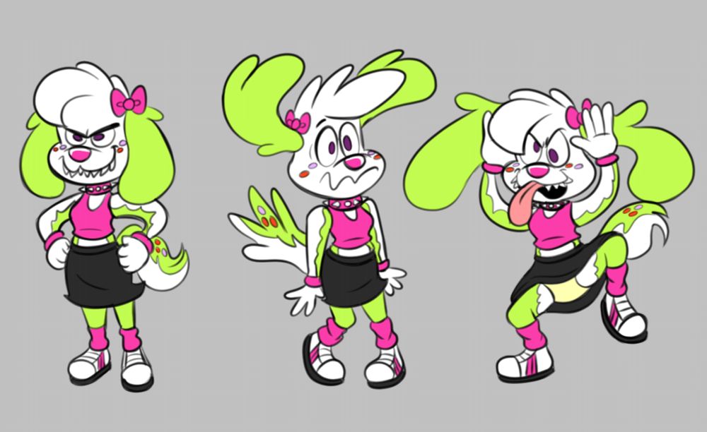 Sprixie is just being a gremlin goober.