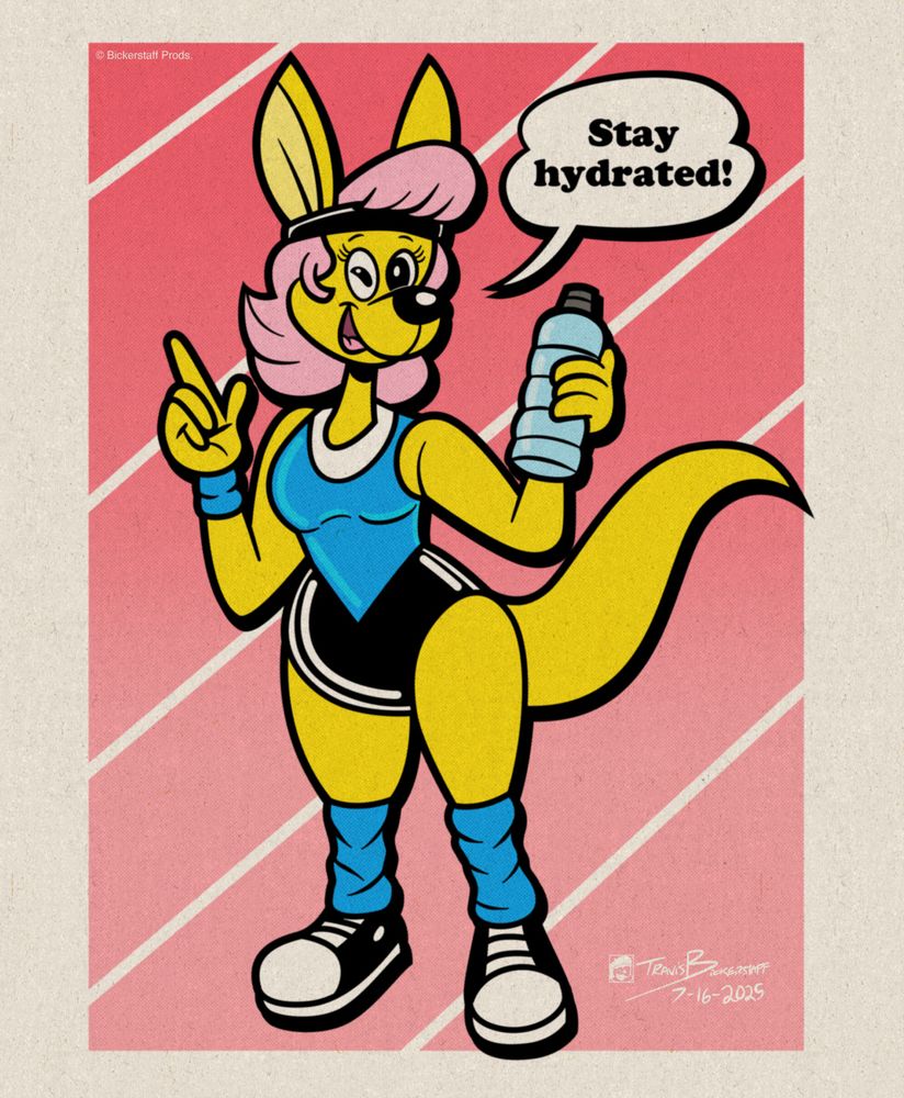 Meriwether in a fitness getup and holding a water bottle.