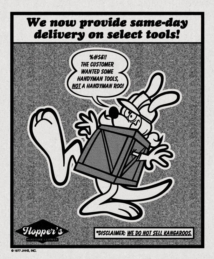 Helen the Handyroo boxed in due to a miscommunication.