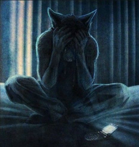 lobisomem pidão triste